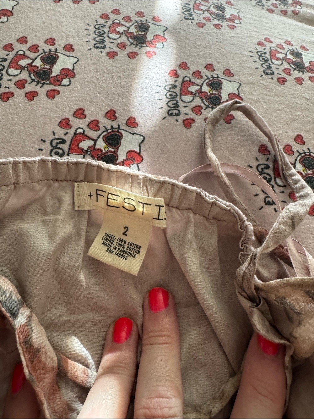 torrid halter Floral Ruffle Maxi Dress in Blush - Picture 3 of 3